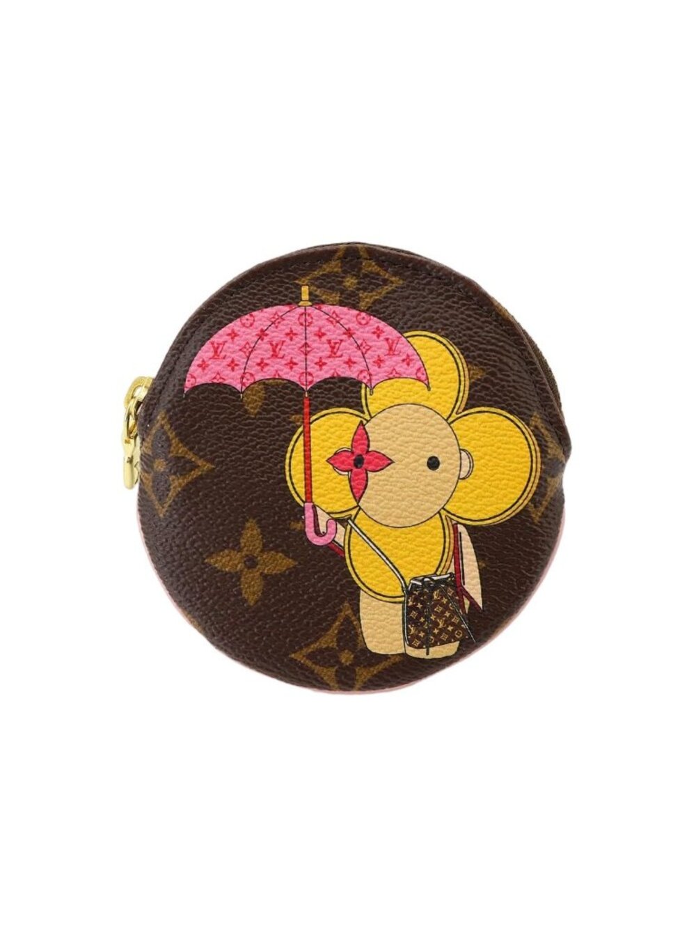 Louis Vuitton Monogram Porte Monnaie Long Coin Purse Brown Multicolor